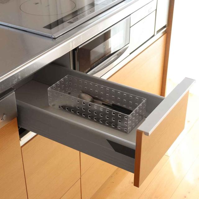 キッチン収納 L 浅型 ミドル キッチンツールケース 小物ケース 引出し収納 小物収納 収納ボックス 積み重ね収納 組合わせ 引き出し収の通販はau Pay マーケット リビングート