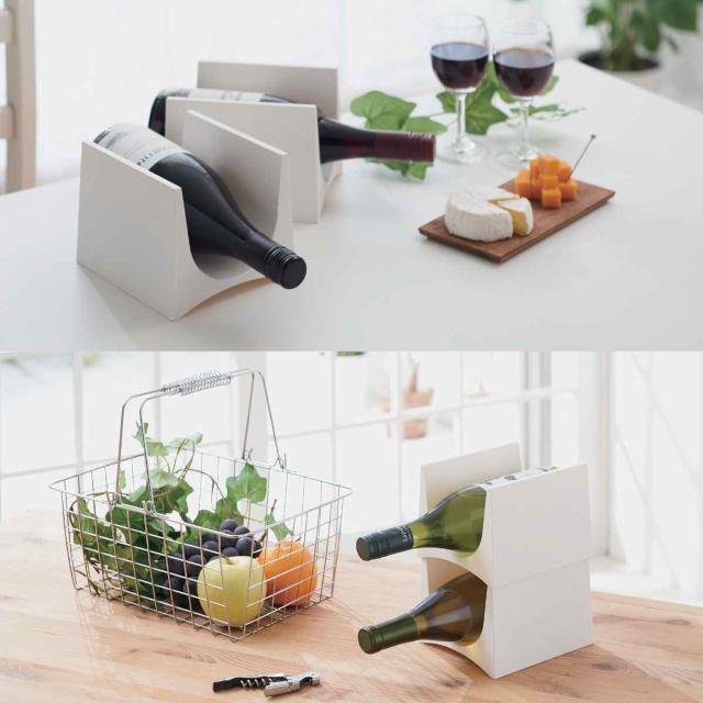 ワインラック プラスチック スタッキング 同色2個セット