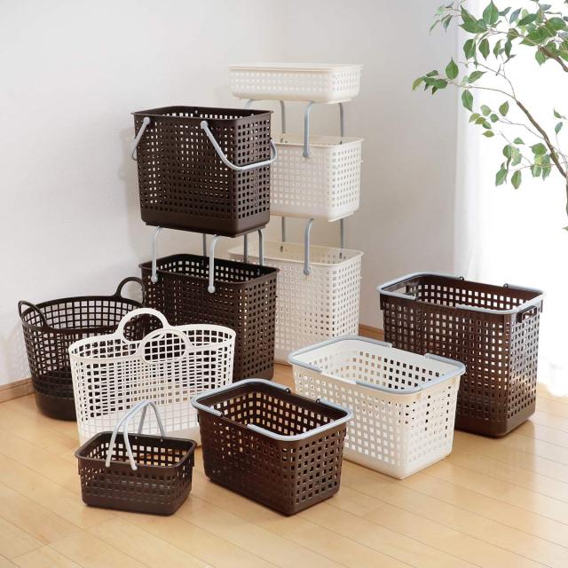 このカゴの中のセットです。 サギサカ 横ワイド前バスケット 48384（直送品） - アスクル