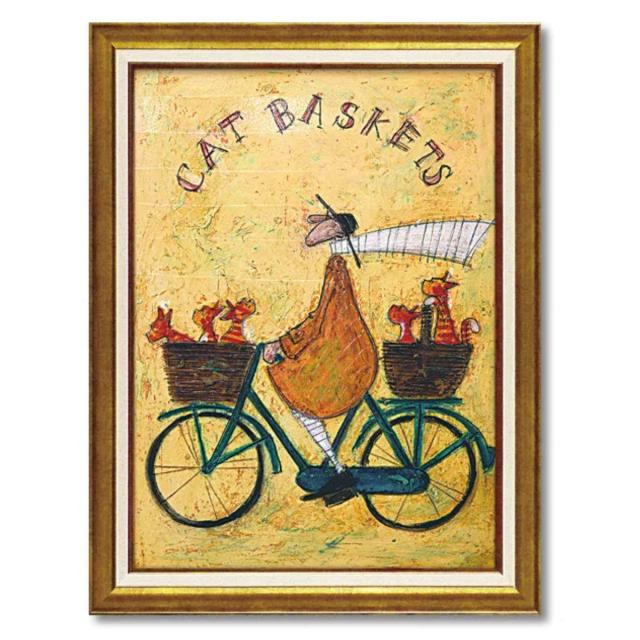 サムトフト「いつも笑顔で」自転車 動物 癒しアート アートパネル 加工ゲル 絵画 楽天市場】サムトフト「いつも笑顔で」動物 癒しアート アート