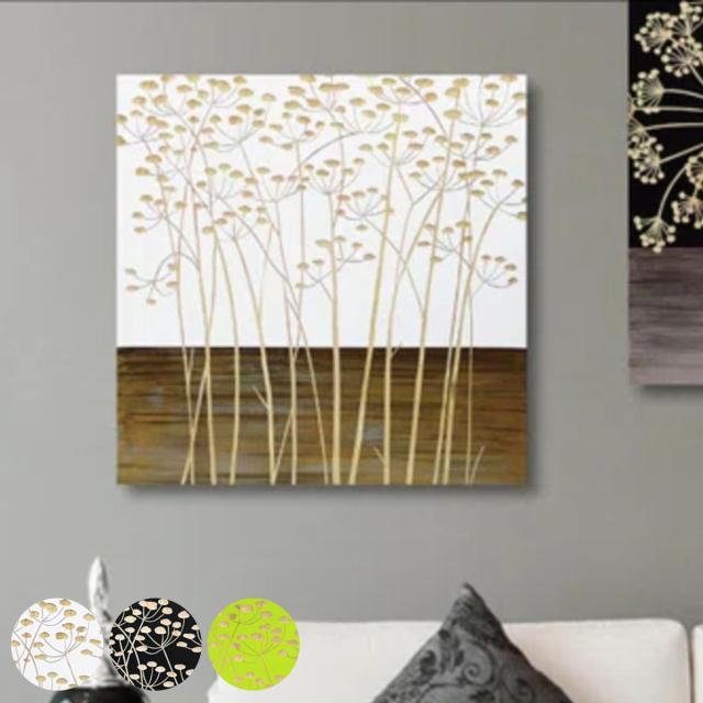 アートパネル ウッドスカルプチャーアート 60×60cm フィールドフラワー2 （ アート 木製 手彫り ウッドアート おしゃれ インテリア スカルプチャー 彫刻 彫刻アート 天然木 桐製 ハンドカービング 自然 植物 木目 ）の通販は