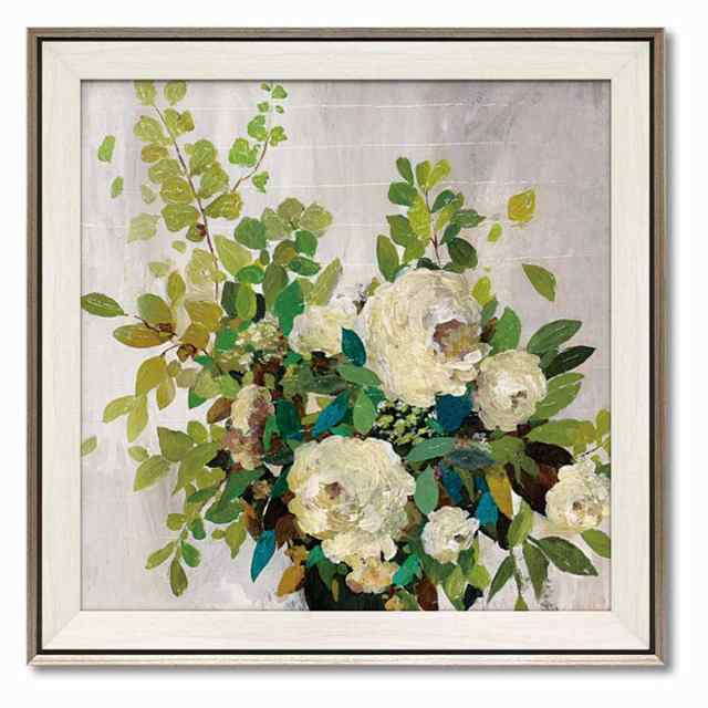 アートパネル エイジア イェンセン 70.5×70.5cm （ 絵画 絵 アート インテリア 額 額入り 壁掛け おしゃれ ゲル加工 花 正方形 ポスター アートフレーム アートポスター ウォールアート パネル 額付き 華やか ）の通販は