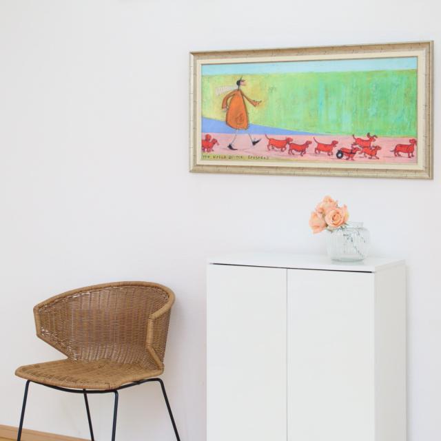 アートパネル サムトフト 『ソーセージ大行進』 94.5×46.5cm （ 絵画