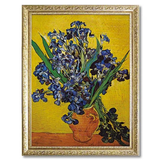 アートパネル ミュージアム シリーズ ゴッホ 91×71cm （ 絵画 絵 アート インテリア 額入り 壁掛け おしゃれ ゲル加工 星月夜 花瓶のアイリス ポスター アートフレーム アートポスター 額付き フレーム付き ）_4