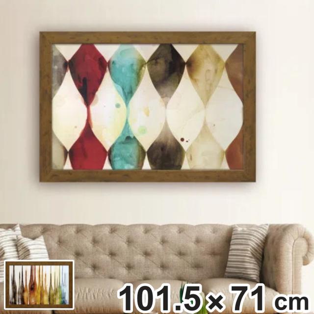 アートパネル エドワード セルカーク 101.5×71cm （ 絵画 絵 アート インテリア 額入り 壁掛け おしゃれ ゲル加工 抽象画 ポスター アートフレーム アートポスター 額付き 抽象絵画 ）