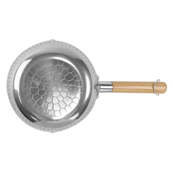 有次　アルミ片手鍋　木葢　18cm 雪平鍋 18cm ガス火専用 アルミ 木柄 （ ガス火対応 片手鍋 片手