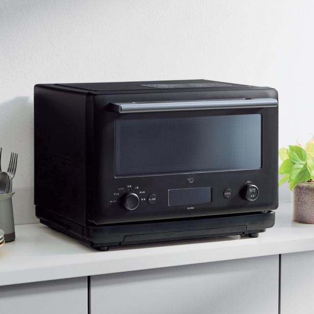 象印 オーブンレンジ 23L 電子レンジ （ 象印マホービン オーブン レンジ フラット グリル 250度 角皿 付き オーブン付き 赤外線センサー 縦開き 簡単操作 焼き魚 ZOJIRUSHI おしゃれ ブラック ）