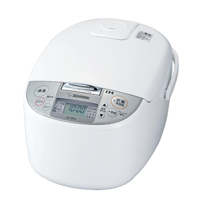 象印 IH炊飯器 1升炊き 極め炊き 黒まる厚釜 日本製 （ ZOJIRUSHI 象印マホービン 1升 IH式 ジャー 保温 ごはん 白米 雑穀米 無洗米 内釜 自動 調理家電 キッチン家電 白 ホワイト ）