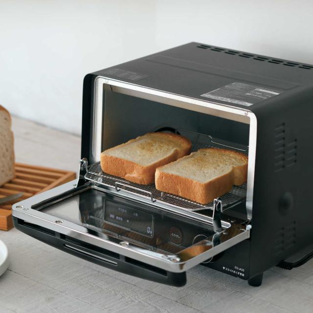 象印 オーブントースター 2枚焼き 高火力スイッチヒーティング こんがり倶楽部 （ 象印マホービン ZOJIRUSHI トースター 2枚 タイマー 受け皿付き 温度調節 上下ヒーター オーブン調理 ピザ パン ブラック キッチン家電 調理家電 ）