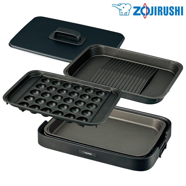 象印 ホットプレート 深型タイプ たこ焼きプレート付き 焼肉プレート付き やきやき （ 象印マホービン ZOJIRUSHI 深鍋 調理家電 グリルプレート 波型 たこ焼き 30個 調理器具 本格調理 深型 鍋 蓋付き 保温 電磁調理器 キッチン家電 ）の通販は 10,570円