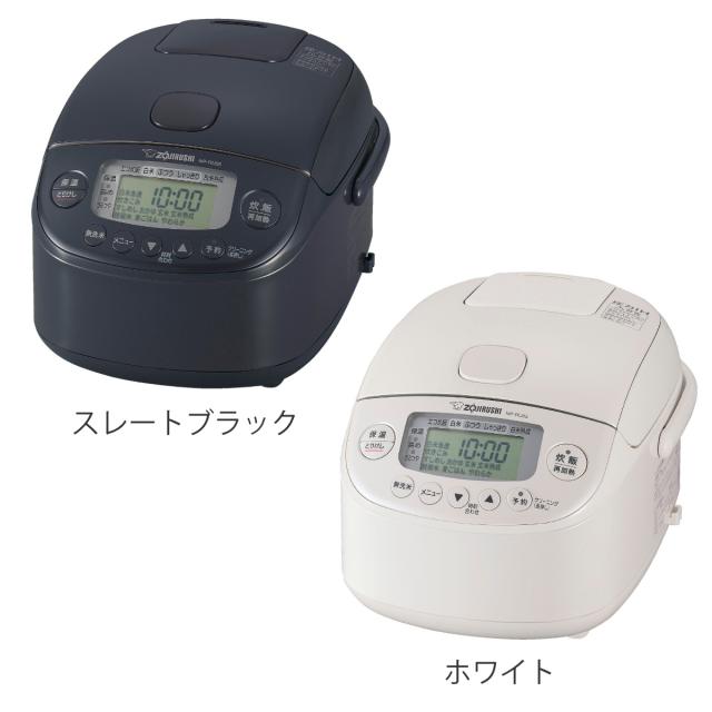 象印 圧力IH炊飯器 3合炊き 極め炊き 黒まる厚釜 フラット設計 小容量 日本製 （ ZOJIRUSHI 象印マホービン 3合 ジャー 保温 ふっ素加工 高圧力 圧力炊飯 豪熱沸とう ごはん 白米 玄米 麦ごはん 熟成炊き 無洗米 しゃもじ付き ）_1
