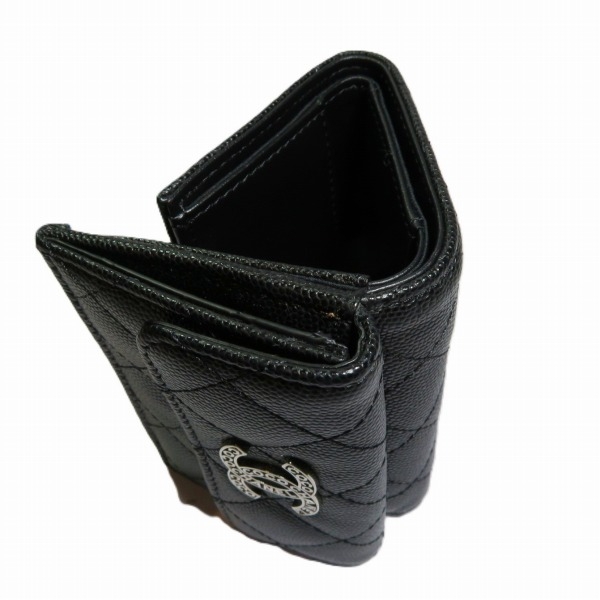 シャネル CHANEL ココ スモール フラップ ウォレット AP3827 B15620 94305 3つ折り財布 レディース【中古】_2