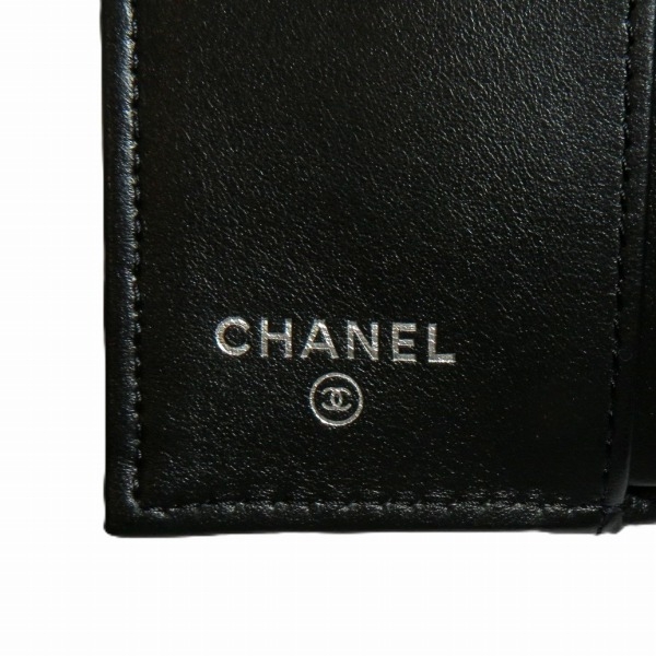 シャネル CHANEL ココ スモール フラップ ウォレット AP3827 B15620 94305 3つ折り財布 レディース【中古】_3