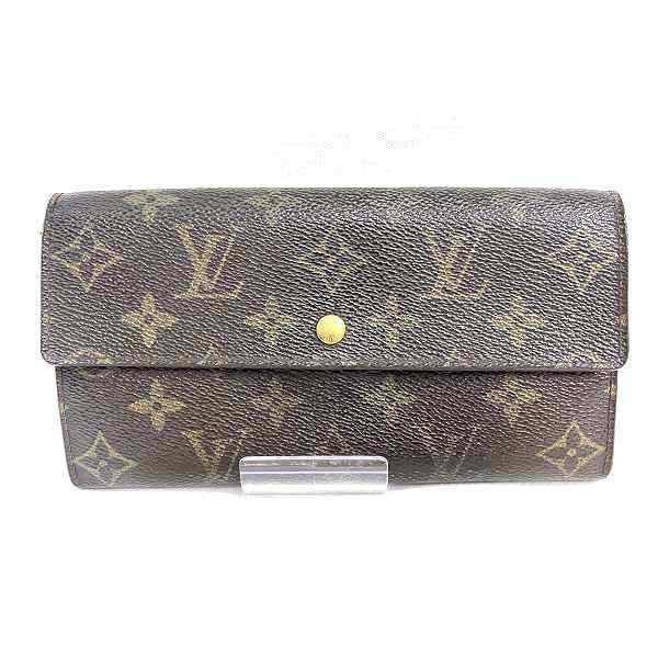 ルイヴィトン Louis Vuitton モノグラム ポルトフォイユ サラ ポシェット ポルトモネ クレディ M61726 財布 長財布 ユニセックス【中古】