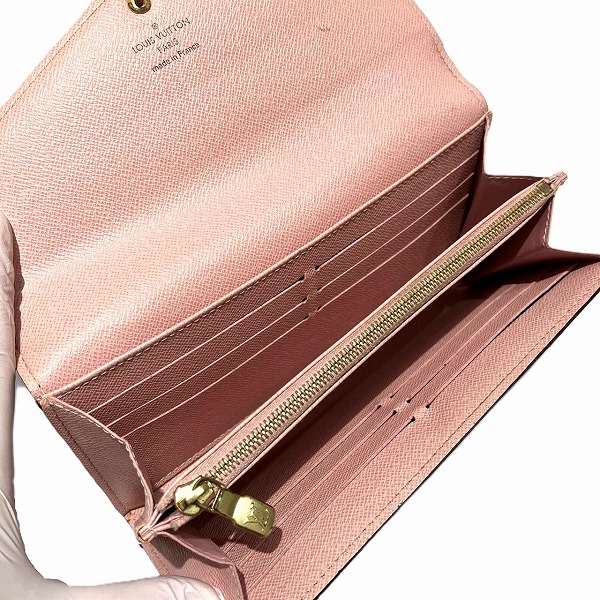 ルイヴィトン Louis Vuitton モノグラム ポルトフォイユサラ ローズ 