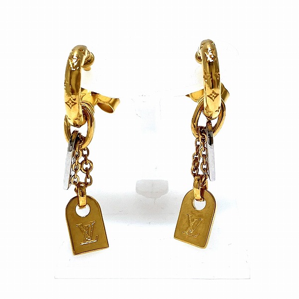 ルイヴィトン Louis Vuitton ピアス ナノグラム プラネット M00607 ブランド小物 レディース【中古】の通販は