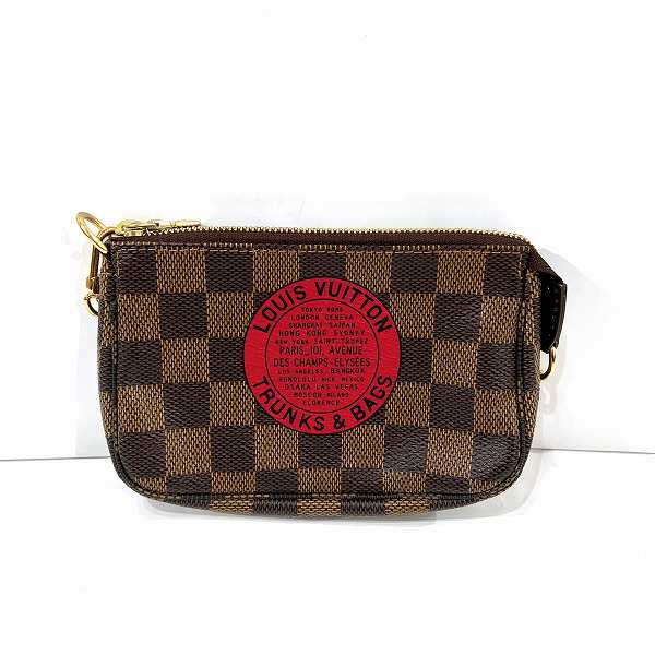 ルイヴィトン Louis Vuitton ダミエ ミニポシェットアクセソワール N58011 バッグ ポーチ レディース【中古】の通販は