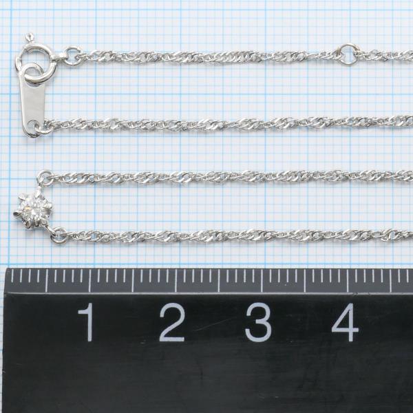 一粒ダイヤネックレス 造幣局刻印プラチナ850チェーン 0.3カラット 
