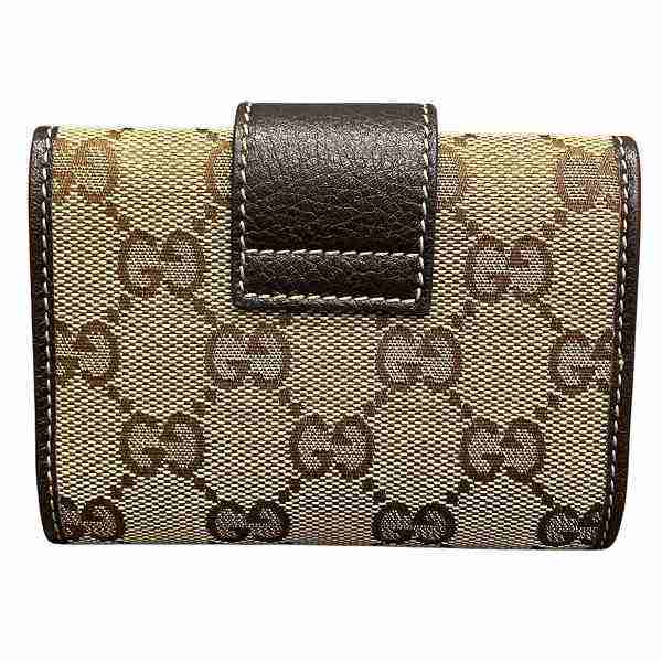 グッチ GUCCI GGキャンバス 212097 カードケース ブランド小物 名刺入れ ユニセックス【中古】