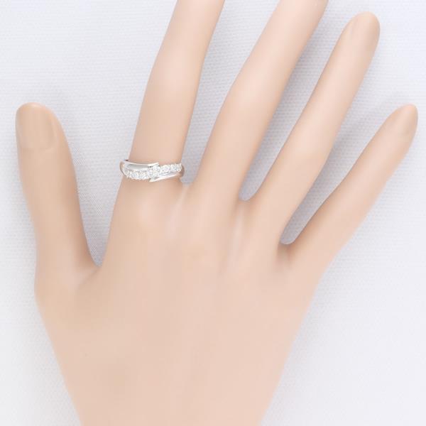 PT900 プラチナ リング 指輪 11.5号 ダイヤ 0.30 総重量約3.7g 中古  