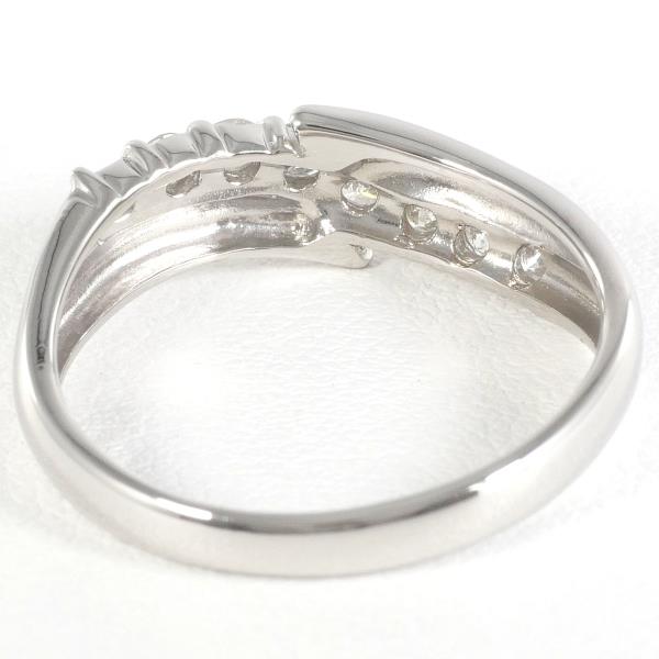 PT900 プラチナ リング 指輪 11.5号 ダイヤ 0.30 総重量約3.7g 中古  