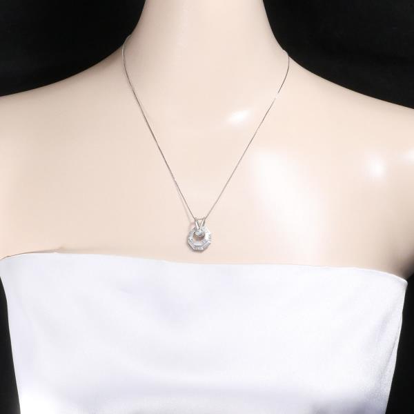 PT900 プラチナ 合金 PT850 ネックレス ダイヤ 0.20 総重量約7.7g 約 