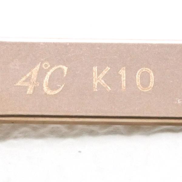 4℃ K10WGPG ネックレス ダイヤ 総重量約1.1g 約40cm 中古ジュエリー