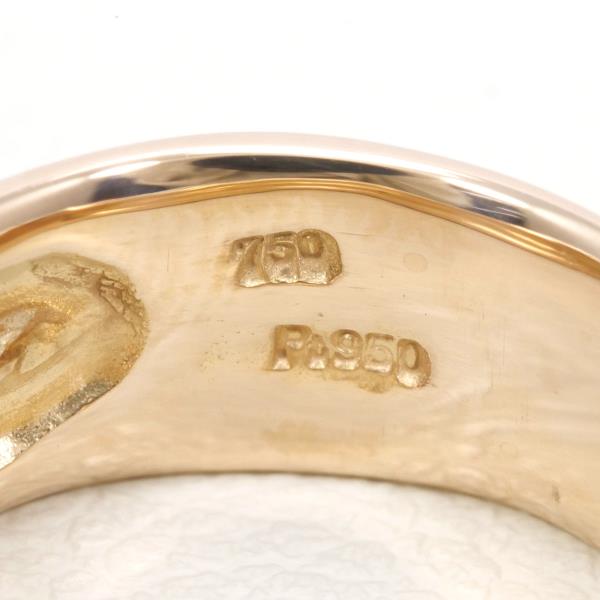 k18 750 シンプルリング 指輪 25号 3.2g 真新しく 