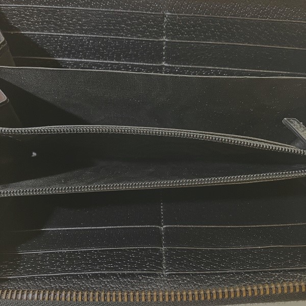 グッチ GUCCI アニマリエ 523667 ラウンドファスナー 長財布 メンズ