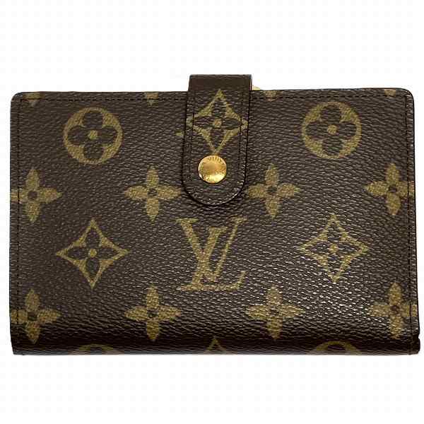 ルイヴィトン Louis Vuitton モノグラム ポルト モネビエ ヴィエノワ M61663 2つ折り財布 レディース【中古】