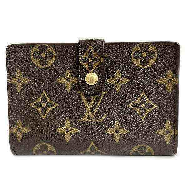 ルイヴィトン Louis Vuitton モノグラム ポルトフォイユヴィエノワ M61674 がま口 2つ折り財布 レディース【中古】