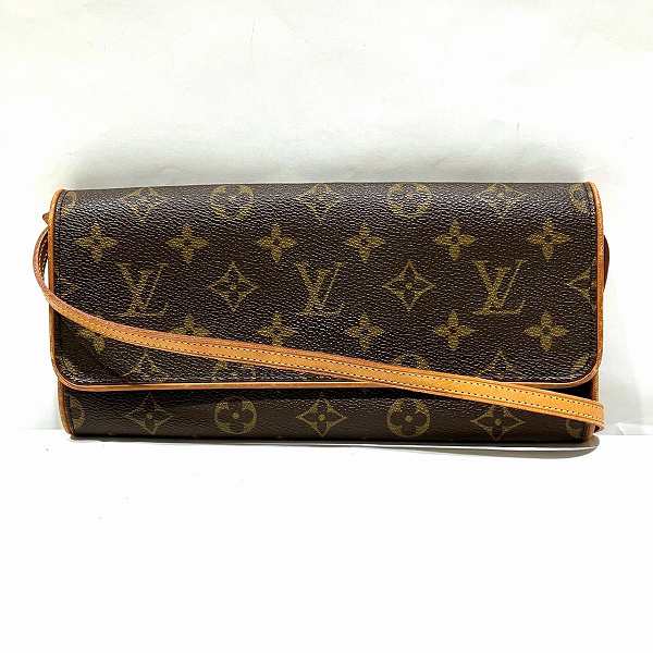 ルイヴィトン Louis Vuitton モノグラム ポシェットツインGM M51852 バッグ ショルダーバッグ レディース【中古】