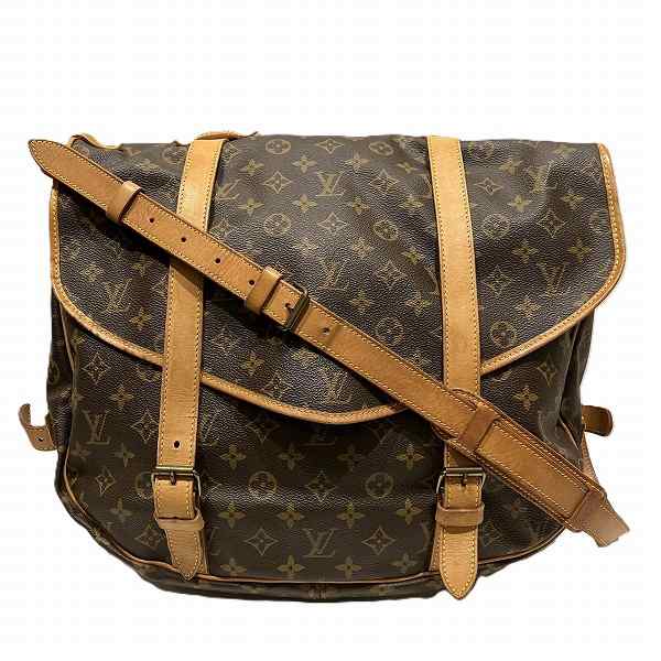 ルイヴィトン Louis Vuitton モノグラム ソミュール43 M42252 バッグ ショルダーバッグ ユニセックス【中古】