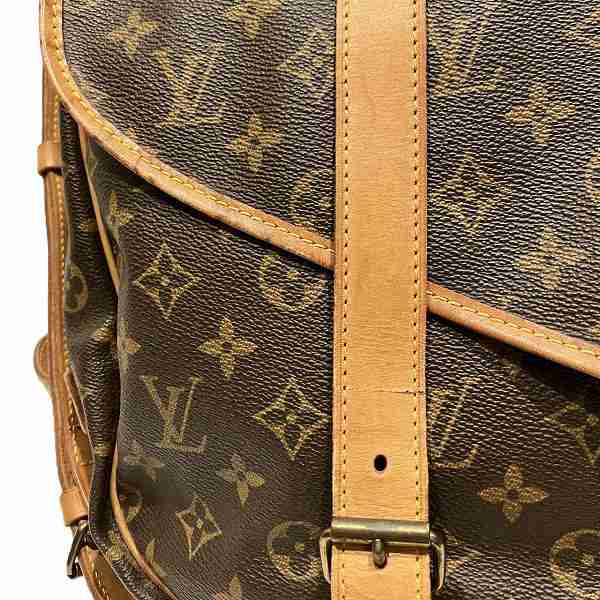 ルイヴィトン Louis Vuitton モノグラム ソミュール43 M42252 バッグ ショルダーバッグ ユニセックス【中古】