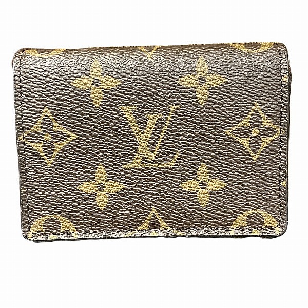 LOUIS VUITTON カードケース アンヴェロップ・カルト ドゥヴィジット 定番 シンプルLV ☆ カードケース アンヴェロップ・カルト
