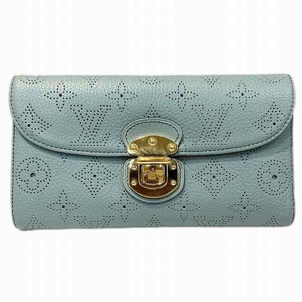 ルイヴィトン Louis Vuitton マヒナ ポルトフォイユ アメリア M58128 長財布 3つ折り財布 レディース【中古】