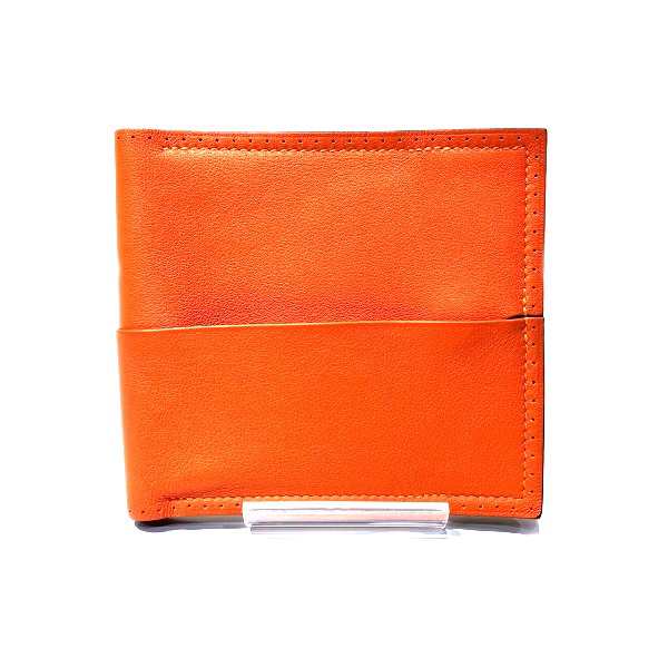 エルメス Hermes フレックス オレンジ 長財布 2つ折り財布 レディース【中古】