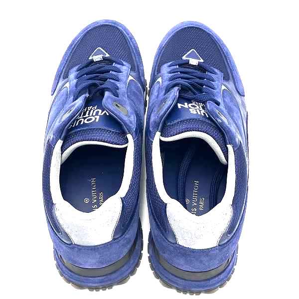 ルイヴィトン Louis Vuitton ランアウェイライン ダミエアンフィニ スニード スニーカー 23.5cm レディース 小物【中古】