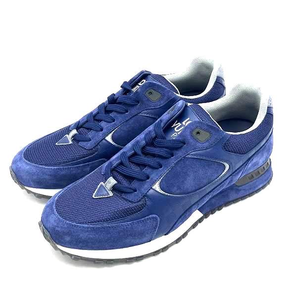 ルイヴィトン Louis Vuitton ランアウェイライン ダミエアンフィニ スニード スニーカー 23.5cm レディース 小物【中古】