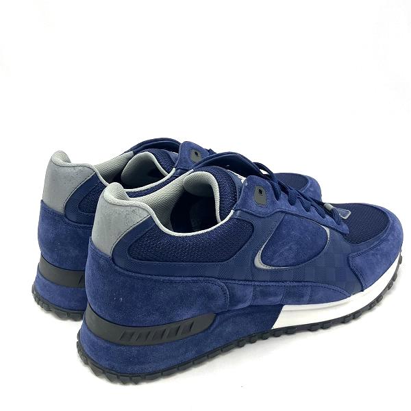 ルイヴィトン Louis Vuitton ランアウェイライン ダミエアンフィニ スニード スニーカー 23.5cm レディース 小物【中古】