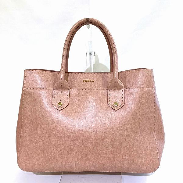 フルラ FURLA ピンク バッグ PVC バッグ ハンドバッグ レディース【中古】