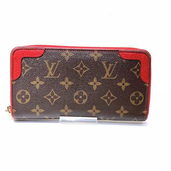 ルイヴィトン Louis Vuitton モノグラム ジッピーウォレット レティーロ M61854 ラウンドファスナー 長財布 レディース【中古】