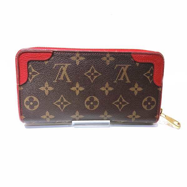 ルイヴィトン Louis Vuitton モノグラム ジッピーウォレット レティーロ M61854 ラウンドファスナー 長財布 レディース【中古】