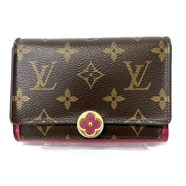 ルイヴィトン Louis Vuitton モノグラム ポルトフォイユ・フロール  