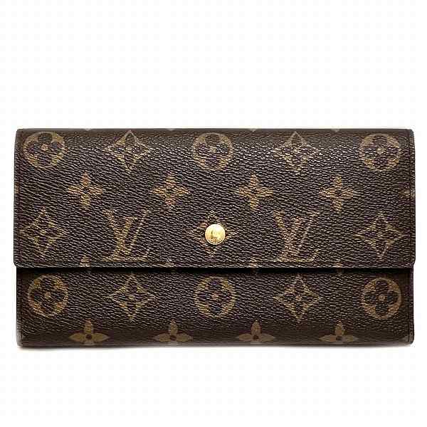 ルイヴィトン Louis Vuitton モノグラム ポルトフォイユ インターナショナル M61217 長財布 3つ折り財布 ユニセックス【中古】