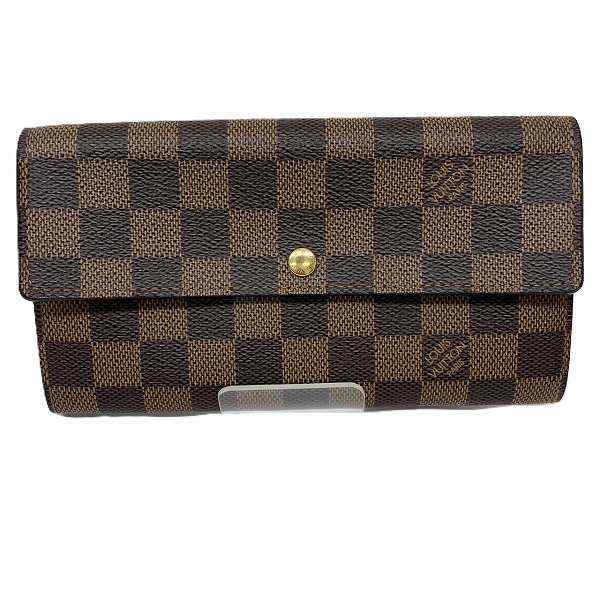 ルイヴィトン Louis Vuitton ダミエ ポルトフォイユ サラ 旧型 N61726 財布 2つ折り財布 レディース【中古】