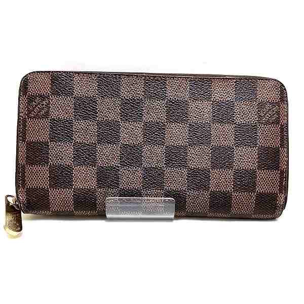 ルイヴィトン Louis Vuitton ダミエ ジッピーウォレット N60015 ラウンドファスナー 財布 長財布 レディース【中古】