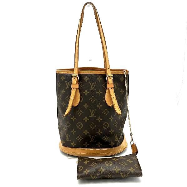 ルイヴィトン Louis Vuitton モノグラム バケットPM M42238 プチバケット バッグ トートバッグ ショルダーバッグ レディース【中古】