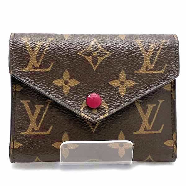 ルイヴィトン Louis Vuitton モノグラム ポルトフォイユヴィクトリーヌ M41938 3つ折り財布 レディース【中古】