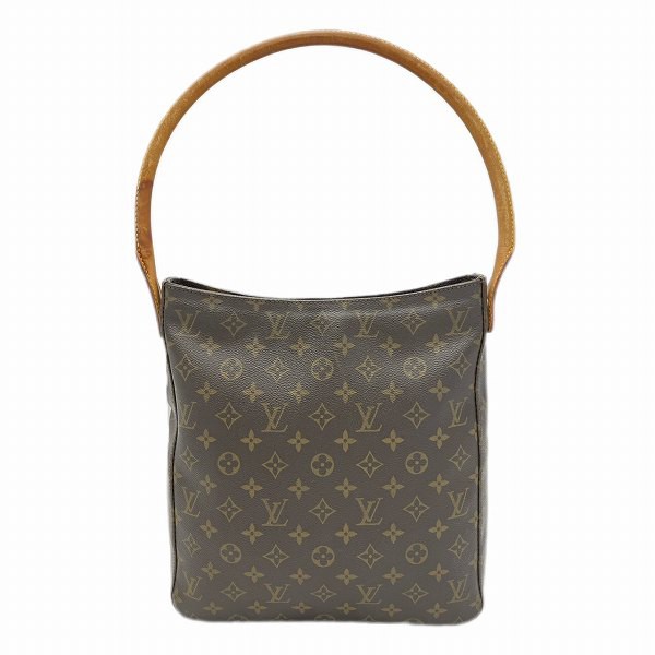 ルイヴィトン Louis Vuitton モノグラム ルーピングGM M51145 バッグ トートバッグ ショルダーバッグ レディース【中古】